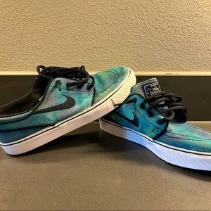 Nike SB Stefan Janoski Bkue tie dye print